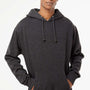 Independent Trading Company Mens Hooded Sweatshirt Hoodie w/ Pouch Pocket - Heather Charcoal Grey