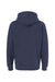Independent Trading Co. IND4000 Mens Hooded Sweatshirt Hoodie Classic Navy Blue Flat Back
