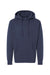 Independent Trading Co. IND4000 Mens Hooded Sweatshirt Hoodie Classic Navy Blue Flat Front
