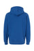 Independent Trading Company IND4000 Mens Hooded Sweatshirt Hoodie w/ Pouch Pocket Royal Blue Flat Back