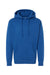 Independent Trading Company IND4000 Mens Hooded Sweatshirt Hoodie w/ Pouch Pocket Royal Blue Flat Front