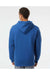 Independent Trading Co. IND4000 Mens Hooded Sweatshirt Hoodie Royal Blue Model Back