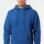 Independent Trading Company Mens Hooded Sweatshirt Hoodie w/ Pouch Pocket - Royal Blue