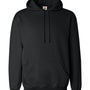 Badger Mens Hooded Sweatshirt Hoodie w/ Pouch Pocket - Black