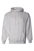 Badger 1254 Mens Hooded Sweatshirt Hoodie w/ Pouch Pocket Oxford Grey Flat Front