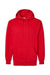 Badger 1254 Mens Hooded Sweatshirt Hoodie Red Flat Front