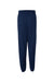 Hanes P650 Mens Ecosmart Sweatpants Navy Blue Flat Back