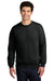 Gildan SF000 Mens Softstyle Crewneck Sweatshirt Heather Black Model Front