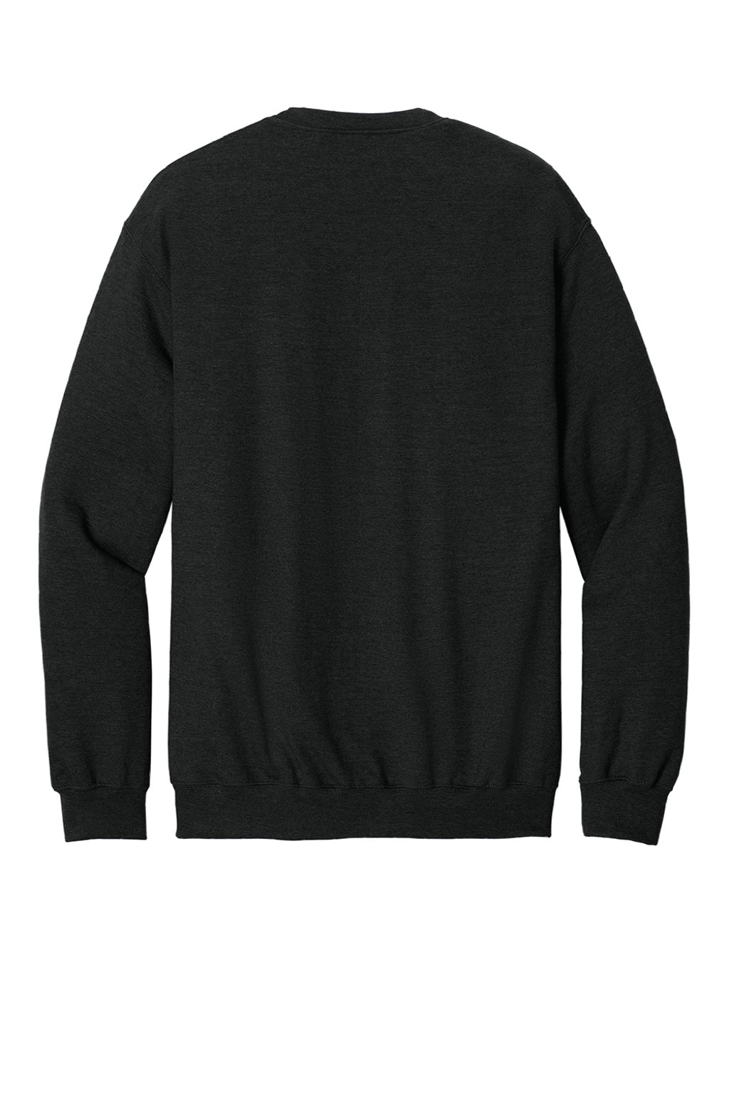 Gildan SF000 Mens Softstyle Crewneck Sweatshirt Heather Black Flat Back