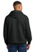 Gildan SF500 Mens Softstyle Hooded Sweatshirt Hoodie w/ Pouch Pocket Heather Black Model Back