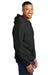 Gildan SF500 Mens Softstyle Hooded Sweatshirt Hoodie w/ Pouch Pocket Heather Black Model Side