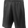 A4 Youth Moisture Wicking Mesh Shorts - Black