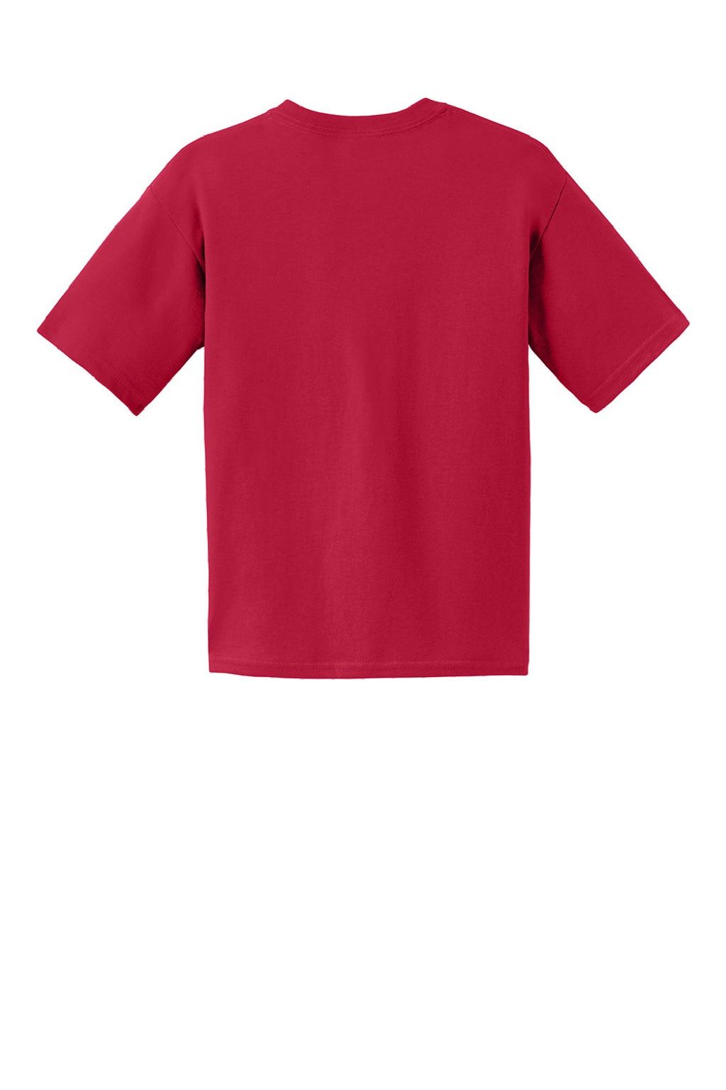 Gildan 2000B Youth Ultra Short Sleeve Crewneck T-Shirt Cherry Red Flat Back