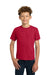 Gildan 2000B Youth Ultra Short Sleeve Crewneck T-Shirt Cherry Red Model Front
