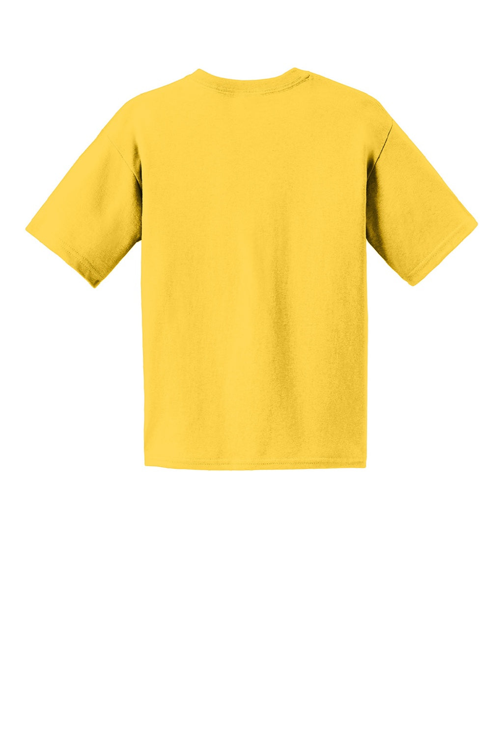 Gildan 2000B Youth Ultra Short Sleeve Crewneck T-Shirt Daisy Yellow Flat Back