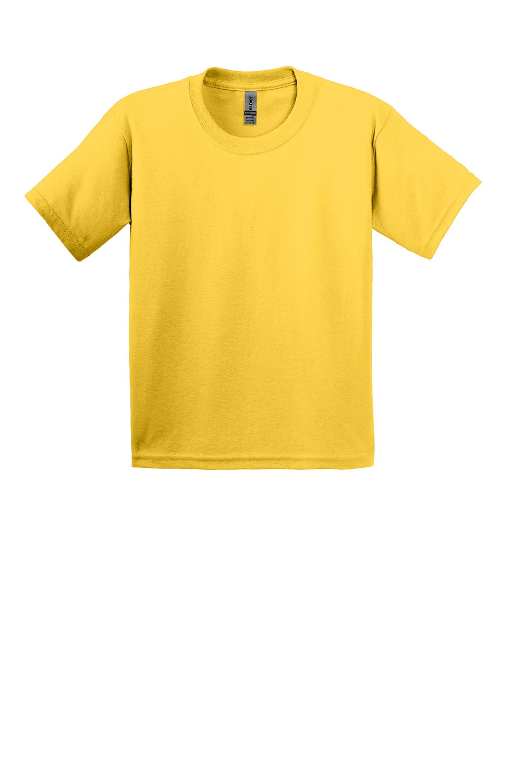 Gildan 2000B Youth Ultra Short Sleeve Crewneck T-Shirt Daisy Yellow Flat Front