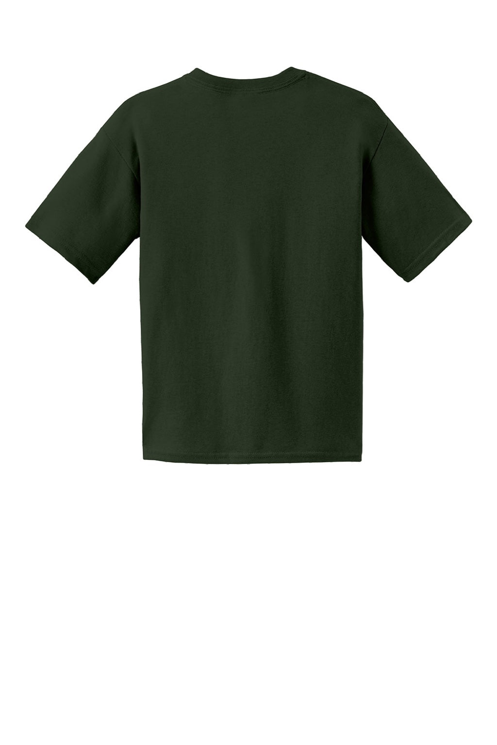 Gildan 2000B Youth Ultra Short Sleeve Crewneck T-Shirt Forest Green Flat Back