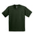Gildan 2000B Youth Ultra Short Sleeve Crewneck T-Shirt Forest Green Flat Front