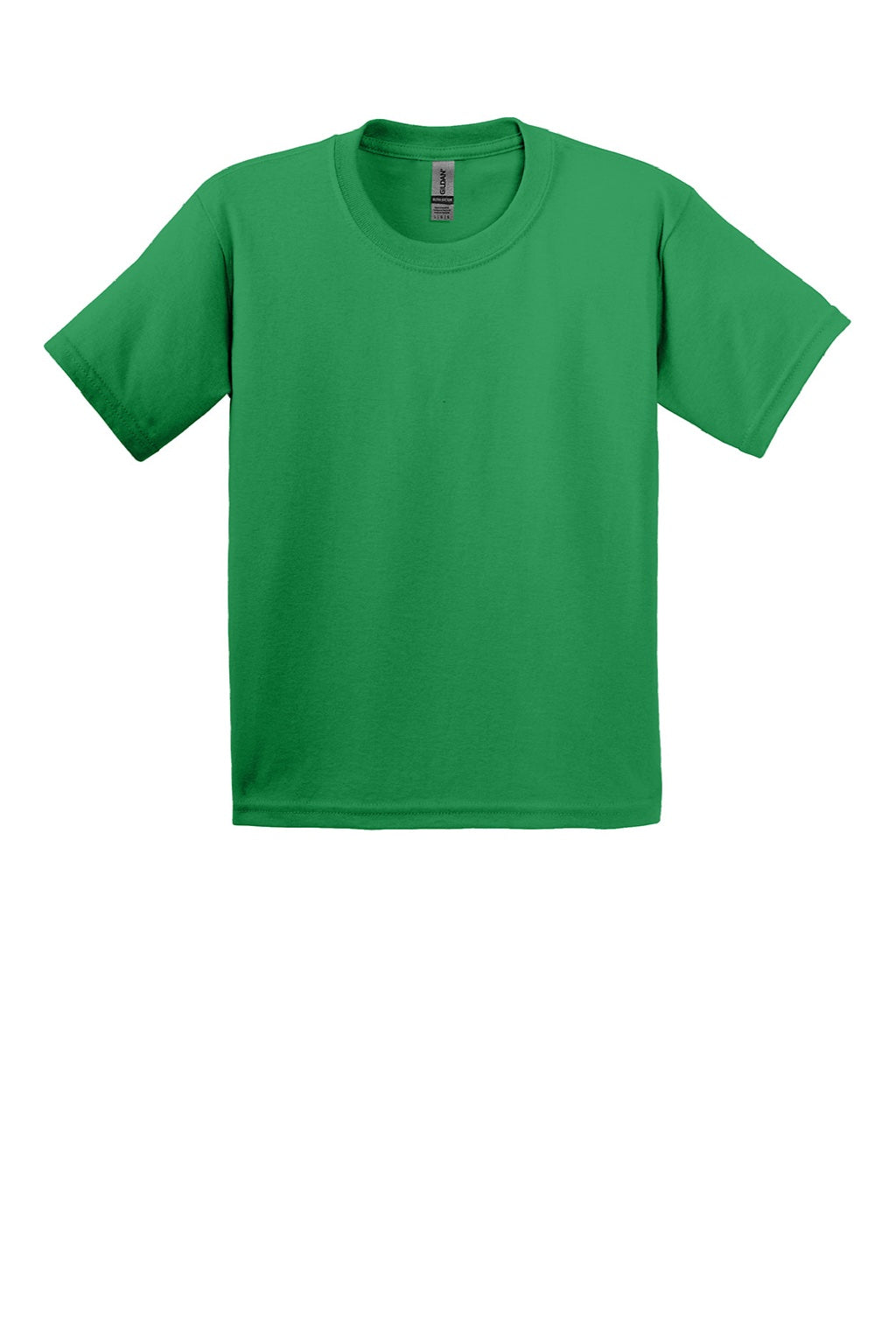 Gildan 2000B Youth Ultra Short Sleeve Crewneck T-Shirt Irish Green Flat Front