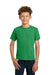 Gildan 2000B Youth Ultra Short Sleeve Crewneck T-Shirt Irish Green Model Front