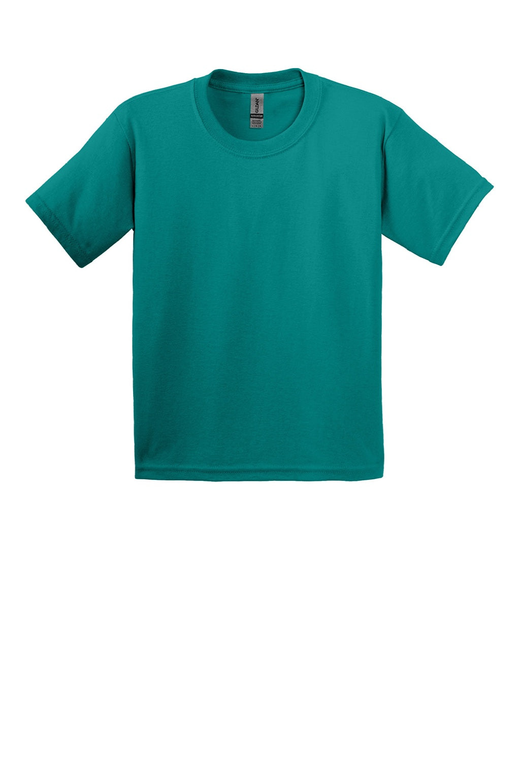 Gildan 2000B Youth Ultra Short Sleeve Crewneck T-Shirt Jade Dome Green Flat Front