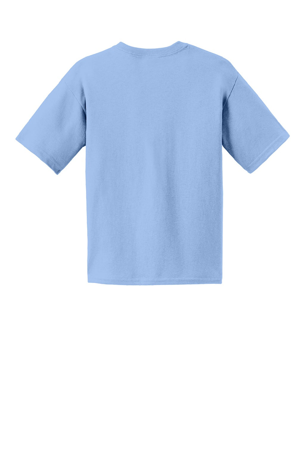 Gildan 2000B Youth Ultra Short Sleeve Crewneck T-Shirt Light Blue Flat Back
