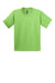 Gildan 2000B Youth Ultra Short Sleeve Crewneck T-Shirt Lime Green Flat Front