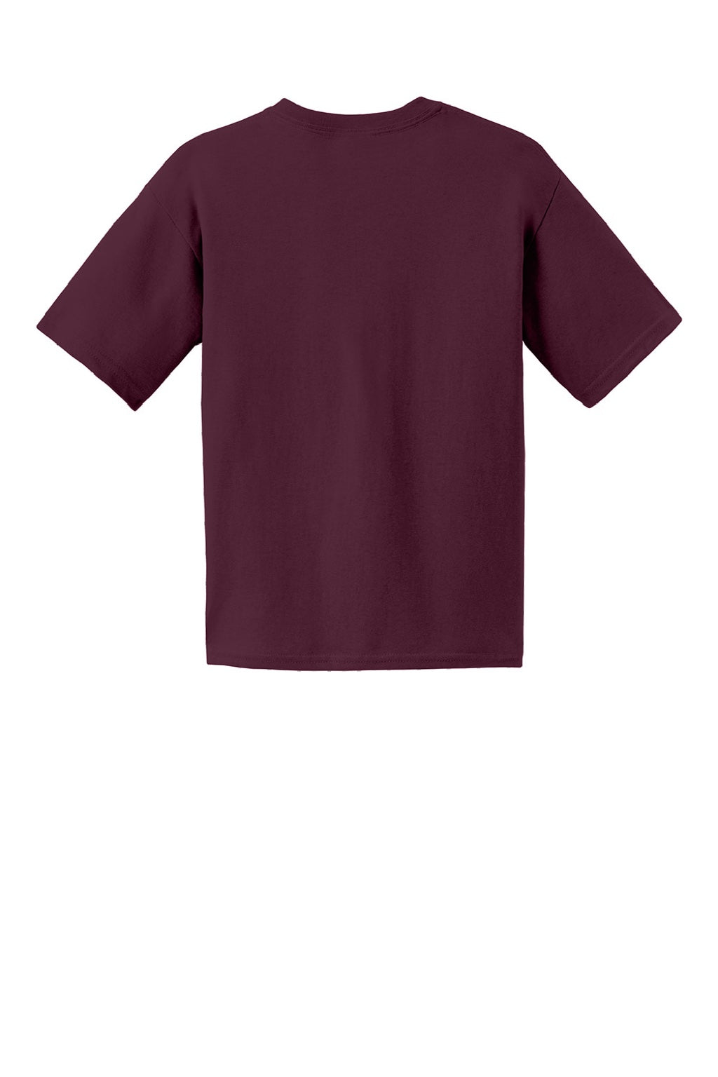 Gildan 2000B Youth Ultra Short Sleeve Crewneck T-Shirt Maroon Flat Back