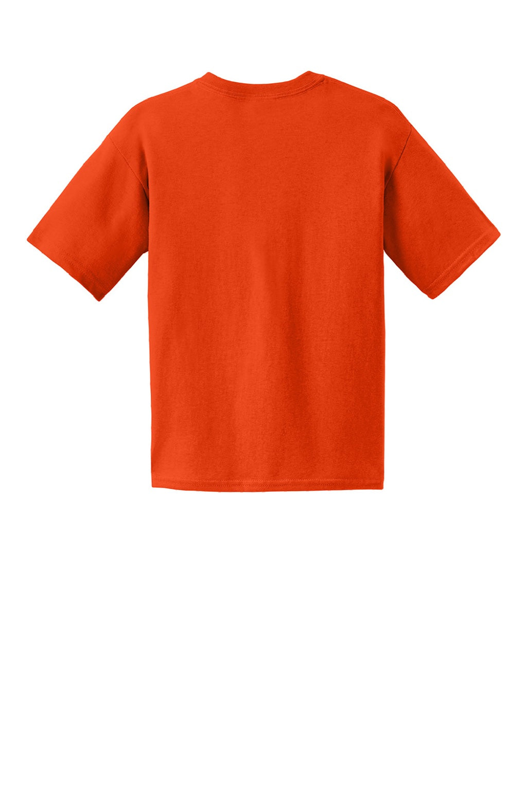 Gildan 2000B Youth Ultra Short Sleeve Crewneck T-Shirt Orange Flat Back
