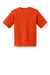 Gildan 2000B Youth Ultra Short Sleeve Crewneck T-Shirt Orange Flat Back