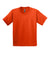 Gildan 2000B Youth Ultra Short Sleeve Crewneck T-Shirt Orange Flat Front