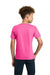 Gildan 2000B Youth Ultra Short Sleeve Crewneck T-Shirt Safety Pink Model Back