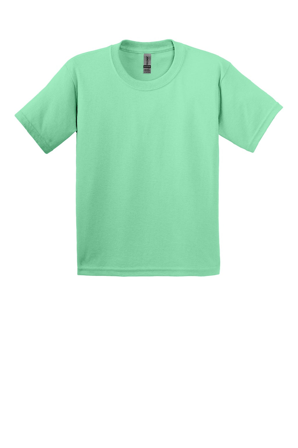 Gildan 2000B Youth Ultra Short Sleeve Crewneck T-Shirt Mint Green Flat Front