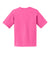 Gildan 2000B Youth Ultra Short Sleeve Crewneck T-Shirt Safety Pink Flat Back
