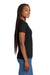 Gildan 2000L Womens Ultra Short Sleeve Crewneck T-Shirt Black Model Side
