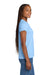 Gildan 2000L Womens Ultra Short Sleeve Crewneck T-Shirt Light Blue Model Side