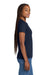 Gildan 2000L Womens Ultra Short Sleeve Crewneck T-Shirt Navy Blue Model Side