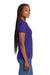 Gildan 2000L Womens Ultra Short Sleeve Crewneck T-Shirt Purple Model Side