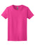 Gildan 2000L Womens Ultra Short Sleeve Crewneck T-Shirt Heliconia Pink Flat Front