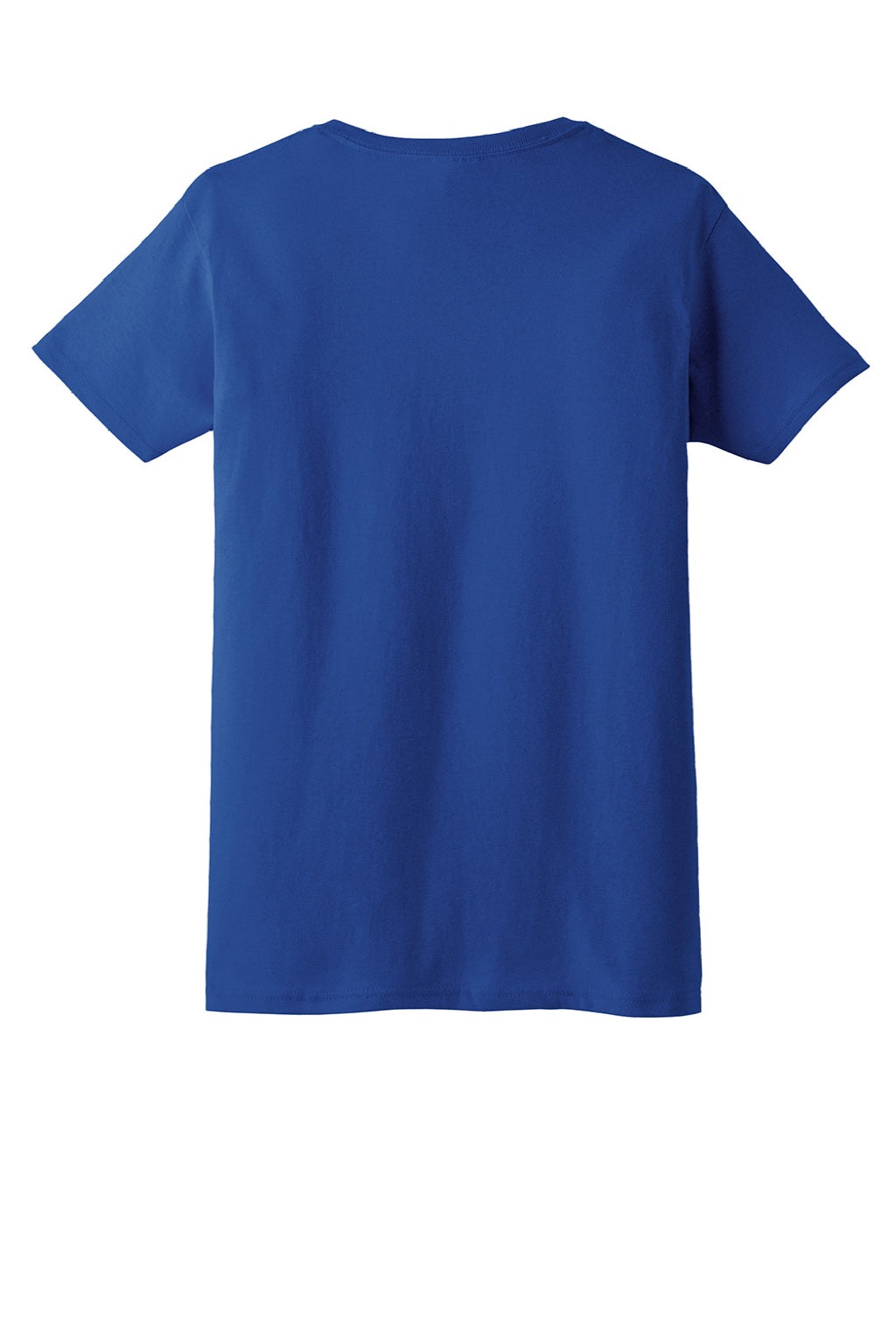 Gildan 2000L Womens Ultra Short Sleeve Crewneck T-Shirt Royal Blue Flat Back