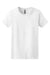 Gildan 2000L Womens Ultra Short Sleeve Crewneck T-Shirt White Flat Front