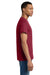 Gildan 2000/2000T Mens Ultra Short Sleeve Crewneck T-Shirt Antique Cherry Red Model Side