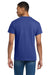 Gildan 2000/2000T Mens Ultra Short Sleeve Crewneck T-Shirt Antique Royal Blue Model Back