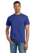 Gildan 2000/2000T Mens Ultra Short Sleeve Crewneck T-Shirt Antique Royal Blue Model Front