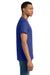 Gildan 2000/2000T Mens Ultra Short Sleeve Crewneck T-Shirt Antique Royal Blue Model Side