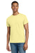 Gildan 2000/2000T Mens Ultra Short Sleeve Crewneck T-Shirt Cornsilk Yellow Model Front