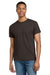 Gildan 2000/2000T Mens Ultra Short Sleeve Crewneck T-Shirt Dark Chocolate Brown Model Front