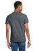Gildan 2000/2000T Mens Ultra Short Sleeve Crewneck T-Shirt Heather Dark Grey Model Back