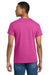 Gildan 2000/2000T Mens Ultra Short Sleeve Crewneck T-Shirt Heliconia Pink Model Back