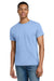 Gildan 2000/2000T Mens Ultra Short Sleeve Crewneck T-Shirt Light Blue Model Front